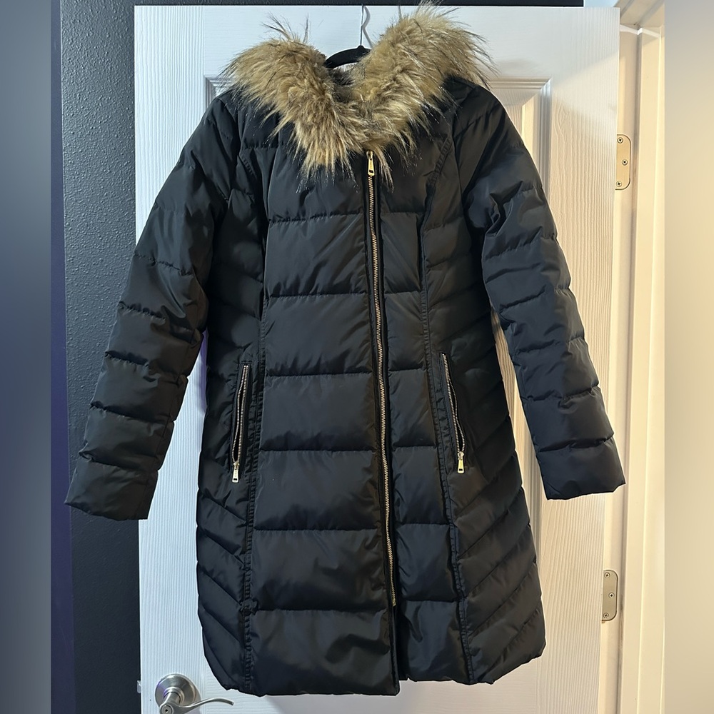 Cole Haan black puffer jacket, size S